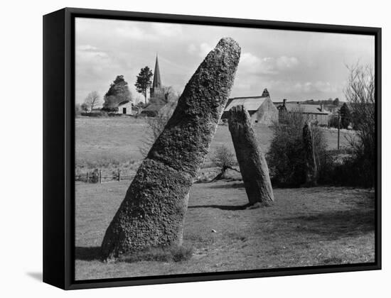 Harold's Stone Row-null-Framed Stretched Canvas