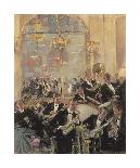 Jazz Band, Savoy Hotel, London-Harold Septimus Power-Framed Premium Giclee Print