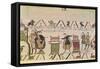 Harold Swears an Oath That He Will Accept William as King of England, from the Bayeux Tapestry-null-Framed Stretched Canvas