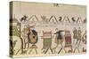 Harold Swears an Oath That He Will Accept William as King of England, from the Bayeux Tapestry-null-Stretched Canvas