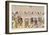 Harold Swears an Oath That He Will Accept William as King of England, from the Bayeux Tapestry-null-Framed Giclee Print