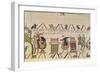 Harold Swears an Oath That He Will Accept William as King of England, from the Bayeux Tapestry-null-Framed Giclee Print