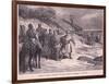 Harold Taken Prisoner by the Count of Ponthieu Ad 1063-Francois Edouard Zier-Framed Giclee Print