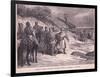 Harold Taken Prisoner by the Count of Ponthieu Ad 1063-Francois Edouard Zier-Framed Giclee Print