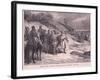 Harold Taken Prisoner by the Count of Ponthieu Ad 1063-Francois Edouard Zier-Framed Giclee Print