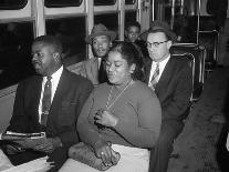 MLK Abernathy Ride Bus 1956-Harold Valentine-Framed Stretched Canvas