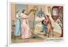 Harp, France, 1810-null-Framed Giclee Print