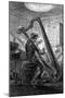 Harp Maker 1827-null-Mounted Art Print