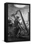 Harp Maker 1827-null-Framed Stretched Canvas