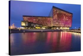 Harpa Concert Hall and Conference Centre in Reykjavik, Iceland, Polar Regions-Chris Hepburn-Stretched Canvas