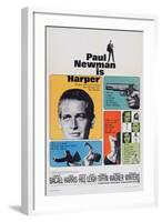 Harper, Paul Newman, Lauren Bacall, Janet Leigh, 1966-null-Framed Art Print