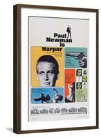 Harper, Paul Newman, Lauren Bacall, Janet Leigh, 1966-null-Framed Art Print