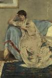 Young Woman Reading-Harper Pennington-Stretched Canvas