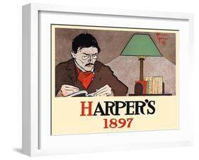 Harper's 1897-Edward Penfield-Framed Art Print