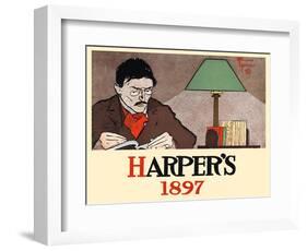 Harper's 1897-Edward Penfield-Framed Art Print