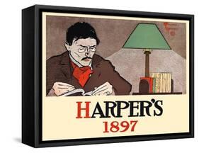 Harper's 1897-Edward Penfield-Framed Stretched Canvas