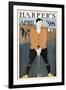 Harper's April '98-Edward Penfield-Framed Art Print