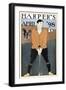 Harper's April '98-Edward Penfield-Framed Art Print