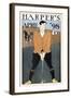 Harper's April '98-Edward Penfield-Framed Art Print