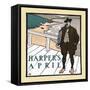 Harper's April-Edward Penfield-Framed Stretched Canvas