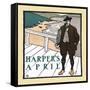 Harper's April-Edward Penfield-Framed Stretched Canvas