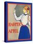 Harper's April-Edward Penfield-Stretched Canvas