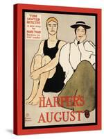 Harper's August-Edward Penfield-Stretched Canvas