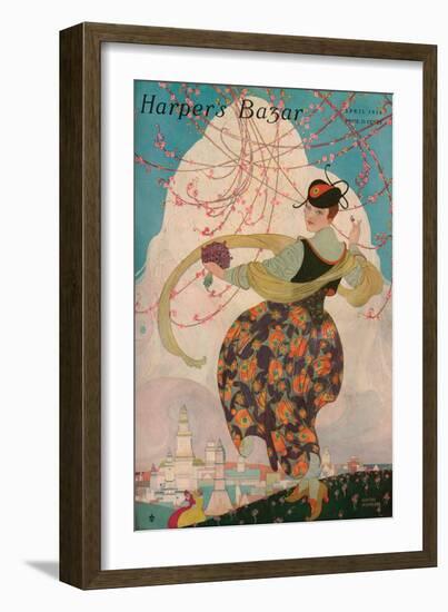 Harper's Bazaar, April 1916-null-Framed Art Print