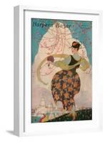 Harper's Bazaar, April 1916-null-Framed Art Print