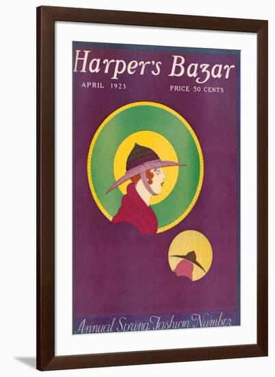 Harper's Bazaar, April 1923-null-Framed Art Print