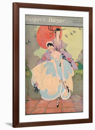 Harper's Bazaar, August 1916-null-Framed Art Print