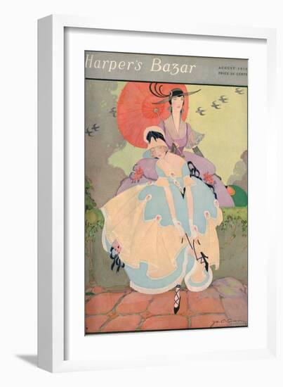 Harper's Bazaar, August 1916-null-Framed Art Print