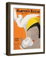 Harper's Bazaar, August 1929-null-Framed Art Print