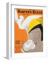 Harper's Bazaar, August 1929-null-Framed Art Print