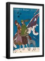 Harper's Bazaar, February 1916-null-Framed Art Print