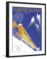 Harper's Bazaar, February 1933-null-Framed Premium Giclee Print