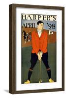 Harper's Bazaar, Golfer-null-Framed Giclee Print