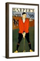 Harper's Bazaar, Golfer-null-Framed Giclee Print