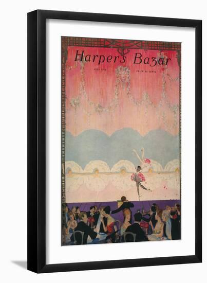 Harper's Bazaar, July 1916-null-Framed Art Print