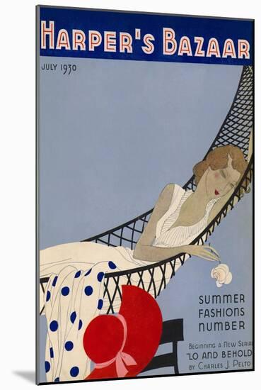 Harper's Bazaar, July 1930-null-Mounted Premium Giclee Print