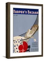 Harper's Bazaar, July 1930-null-Framed Art Print