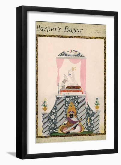 Harper's Bazaar, June 1916-null-Framed Art Print