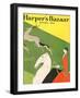 Harper's Bazaar, November 1929-null-Framed Art Print