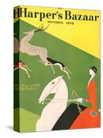 Harper's Bazaar, November 1929-null-Stretched Canvas