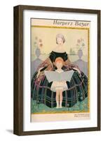 Harper's Bazaar, October 1916-null-Framed Art Print