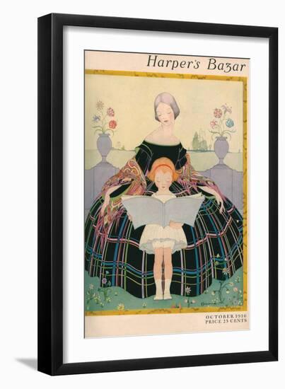 Harper's Bazaar, October 1916-null-Framed Art Print