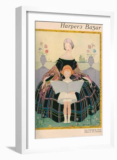 Harper's Bazaar, October 1916-null-Framed Art Print