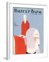 Harper's Bazaar, October 1929-null-Framed Premium Giclee Print