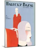 Harper's Bazaar, October 1929-null-Mounted Premium Giclee Print