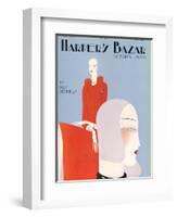 Harper's Bazaar, October 1929-null-Framed Art Print